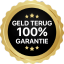 Badge Geld terug garantie